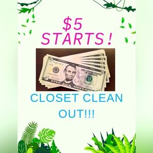 Closet Clean Out 🥳